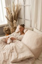 Matex, 3-częściowy komplet pościeli, adamaszek geometryczny, 200-220 cm