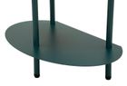 Mauro Ferretti, Saturn, stolik nocny, metalowy, morski, 49,5-27,5-49,5 cm
