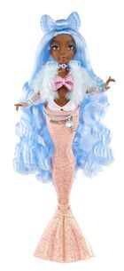 Mermaze Mermaidz, Syrenka Shellnelle, lalka modowa zmieniająca kolor, blue