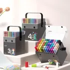 Mideer, półprzezroczyste markery z podwójną końcówką, 24 kolory