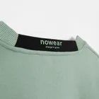 Miętowa bluza o kroju cropp NOWEAR