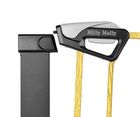 Milly Mally, Guardy, barierka zabezpieczająca na schody z rozszerzeniami, black natural, 76-104 cm