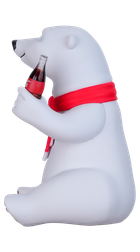 Minix, Coca Cola, Polar Bear, figurka kolekcjonerska
