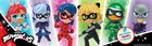 Miraculous: Biedronka i Czarny Kot, Heroez Shake Surprise, zestaw z figurką niespodzianką, 1 szt.