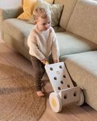 Modu, Dreamer Set, kreatywne klocki rozwijające motorykę dużą, z funkcją jeździka, Sand Grey/Honey Yellow