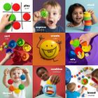 Moluk, Bilibo Dots, kolorowe żetony do kreatywnej zabawy, 36 szt.