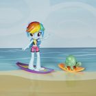 My Little Pony, Equestria Girls, Rainbow Dash, Plaża, zestaw z mini lalką