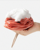 Myjka do kąpieli w kształcie róży, czerwona