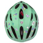 Myszka Minnie, kask rowerowy, in-mold, mint