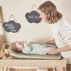 Nattou, Softy, miękka mata do przewijania, green, 50-70 cm + Aquaint, płyn antybakteryjny, 50 ml