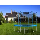Neo-Sport, trampolina ogrodowa siatka wewnętrzna i drabinką, 252 cm