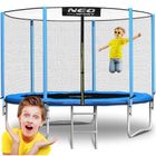 Neo-Sport, trampolina ogrodowa z siatką zewnętrzną i drabinką, 312 cm
