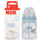 Nuk, First Choice, butelka z silikonowym smoczkiem S, wieloryb, 150 ml
