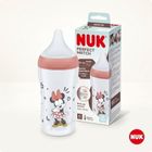 Nuk, Myszka Minnie, Perfect Match, butelka, silikonowy smoczek, rozmiar M, 260 ml