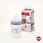 Nuk, Perfect Match, butelka, silikonowy smoczek, rozmiar S-M, bawełna, 150 ml