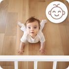 Nukido, barierka, bramka zabezpieczająca, biała, 75-105 cm