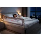 Nukido, barierka ochronna do łóżka, szara, 200 cm