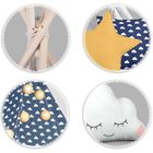 Nukido, namiot tipi dla dzieci ze światełkami, granatowy