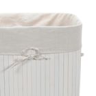 Nuxio, Zora, bambusowy kosz na pranie, 72l