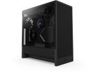 NZXT, H5 Flow Midi Tower, obudowa komputerowa z szybą, czarna