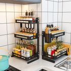 Organizer na przyprawy i akcesoria kuchenne, Loft, dwupoziomowy