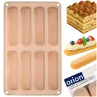 Orion, forma do biszkoptów, silikonowa, beżowa, 28-17-2 cm