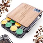 Orion, organizer na kapsułki do kawy, metalowy, czarny