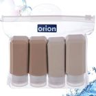 Orion, pojemniki podróżne na kosmetyki, silikonowe, w etui, 5 elementów