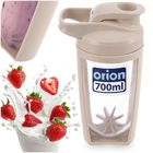 Orion, shaker treningowy z kulką tritan, beżowy, 700 ml