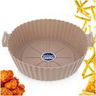 Orion, wkład do frytkownicy beztłuszczowej, silikonowy, beżowy, 23 cm