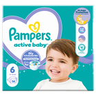 Pampers, Active Baby, pieluchy jednorazowe, rozmiar 6, 13-18 kg, 56 szt.
