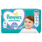 Pampers, Active Baby, pieluszki, rozmiar 6, 13-18 kg, 48 szt.