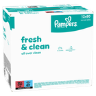 Pampers, Fresh Clean, chusteczki nawilżane dla dzieci, 12-80 szt.