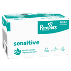 Pampers, Sensitive, chusteczki nawilżane dla dzieci, 12-52 szt.