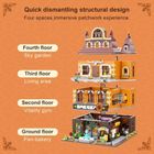 Pantasy, budynek piekarni, klocki konstrukcyjne, 2663 elementów