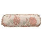 Peterson, kosmetyczka, 1-komorowa, tkanina syntetyczna, różowa z botanicznym wzorem