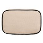 Peterson, kosmetyczka kuferek, tkanina syntetyczna, beżowo-czarna