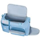 Peterson, sportowa torba podróżna z uchwytem na walizkę, błękitna