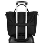 Peterson, torba podróżna z uchwytem na walizkę, czarna