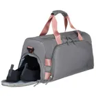 Peterson, torba weekendowo-podróżna, szaro-różowa