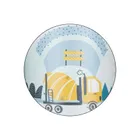 Petite&Mars, butelka termiczna ze stali nierdzewnej ze słomką, work zone, 350 ml