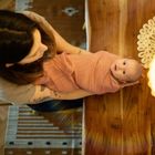 Petite&Mars, Moussy, zestaw pieluszek z muślinu bambusowego, Liama Vibes, 68-68 cm, 3 szt.