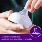 Philips Avent, Natural, smoczek responsywny, 3 różne przepływy: średni, szybki, bardzo szybki, 3 szt.