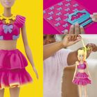 Play-Doh, Barbie Projektantka, Falbanki i kokardki, zestaw kreatywny z lalką