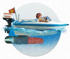Playmobil, Family Fun, Surfer-Pickup z motorówką, 6864