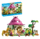 Playmobil, Princess Magic, Przytulny dom wróżek i złoty jednorożec, 71838
