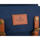 Plecak miejski, granatowo-brązowy, Peterson