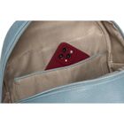 Plecak miejski, niebieski, skóra ekologiczna, Peterson