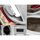 Plecak na jedno ramię, saszetka, srebrny, Peterson