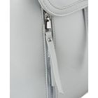 Plecak, szary, skóra ekologiczna, Rovicky